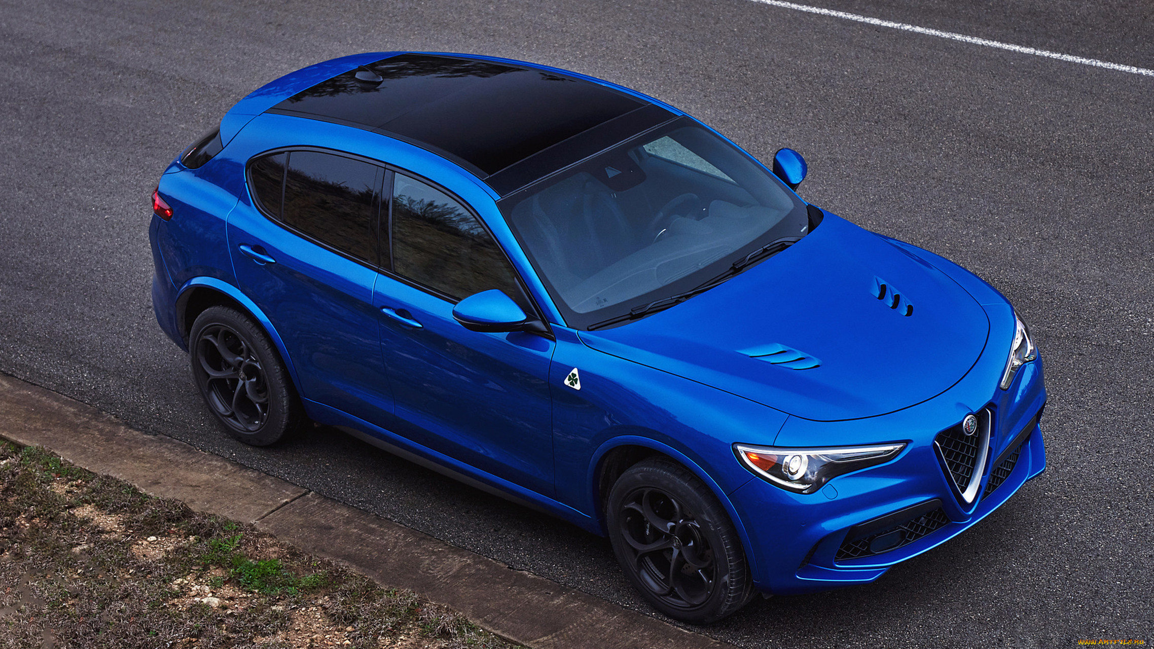 alfa romeo stelvio quadrifoglio 2018, , alfa romeo, 2018, alfa, romeo, blue, quadrifoglio, stelvio